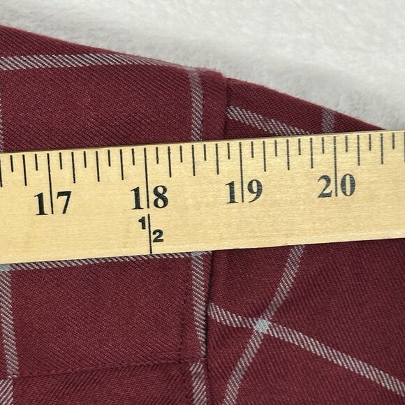 Dixxon The Underground Flannel Men’s Size Large Long Sleeve Pearl Snap Red NWOT - Picture 9 of 16